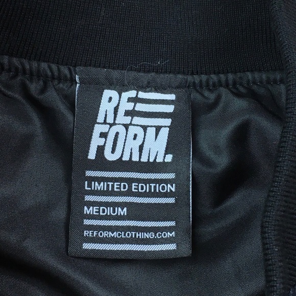 ➡️Reform Clothing Promotional Bomber Size M - Picture 10 of 12